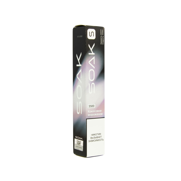 ЭСДН SOAK S Ice Cream Coconut 3500 тяг в Калининграде
