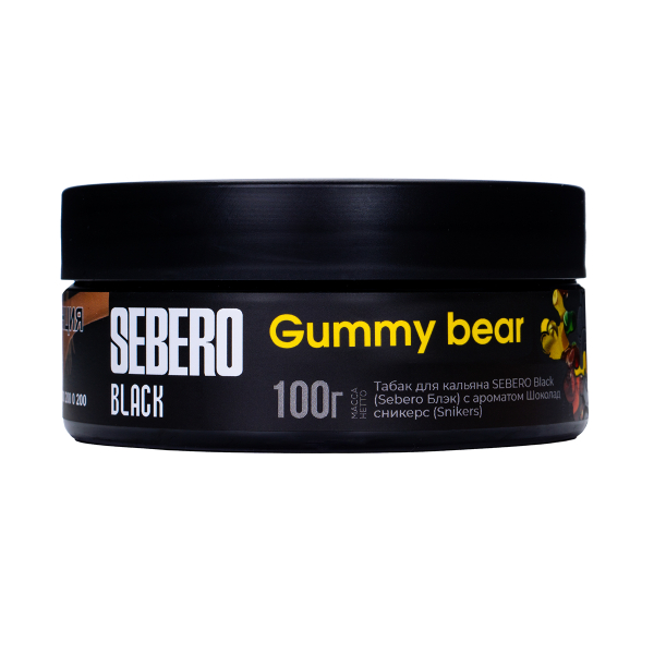 Табак Sebero Black Gummy Bear 100 грамм в Калининграде