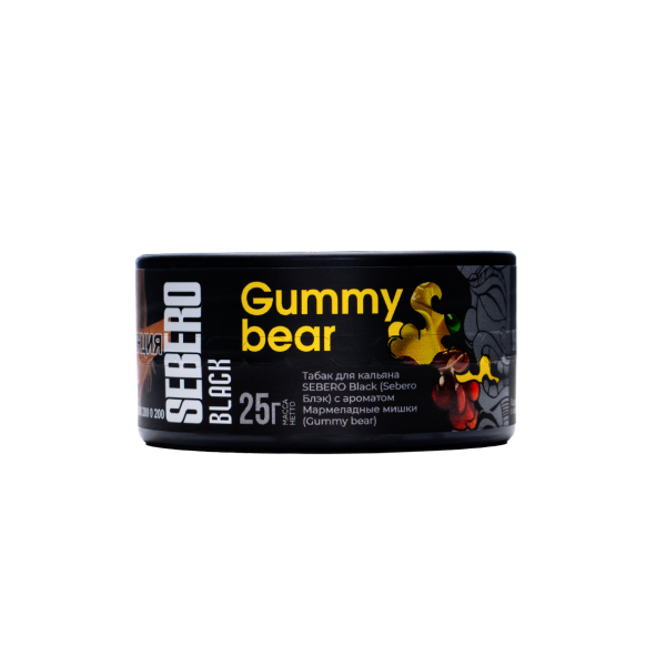 Табак Sebero Black Gummy Bear 25 грамм в Калининграде