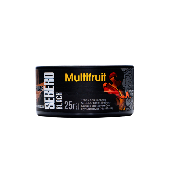 Табак Sebero Black Multifruit 25 грамм в Калининграде