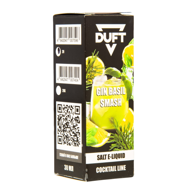 Жидкость Duft Cocktails Line Salt Gin Basil Smash 30 Мл в Калининграде