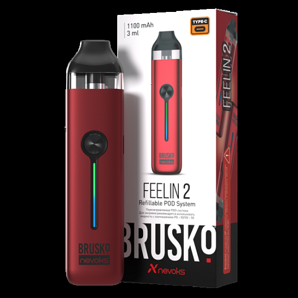 POD-система Brusko Feelin 2 Малиновый в Калининграде
