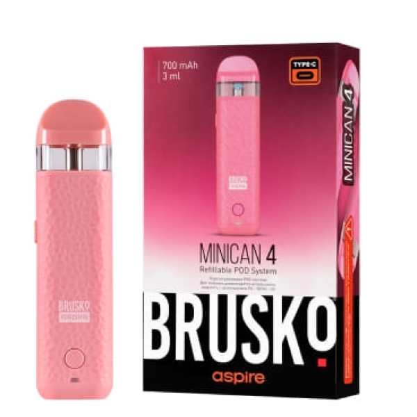 POD-система Brusko Minican 4 Розовый в Калининграде