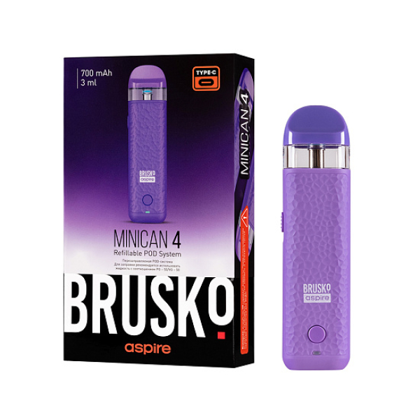 POD-система Brusko Minican 4 Фиолетовый в Калининграде