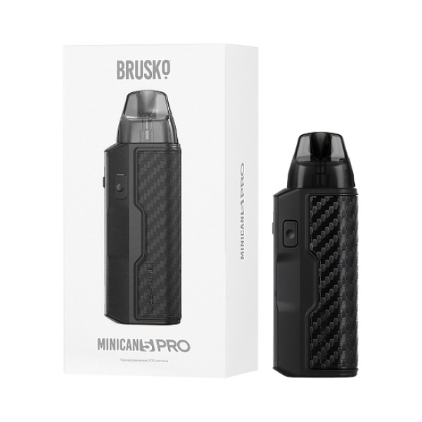 POD-система Brusko Minican 5 Pro Black Carbon Красный, черный в Калининграде