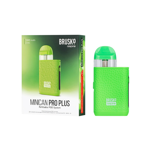 POD-система Brusko Minican Pro Plus Зеленый в Калининграде