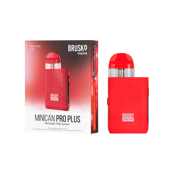 POD-система Brusko Minican Pro Plus Красный в Калининграде