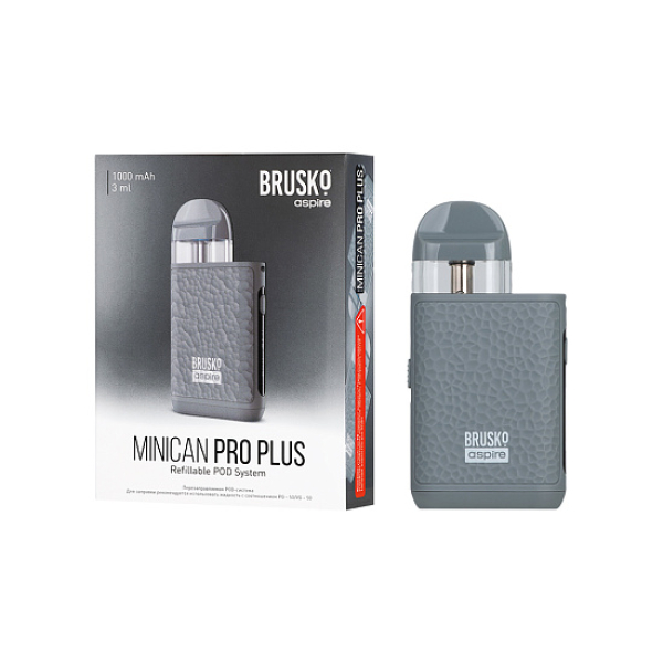 POD-система Brusko Minican Pro Plus серый в Калининграде