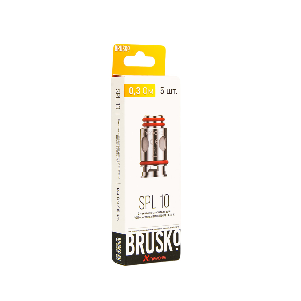 Испаритель Brusko Feelin Spl10 0.3 Ом 5 шт в Калининграде