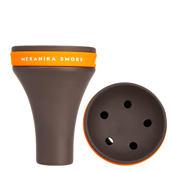 Чаша Mexanika Smoke Fancy Чёрная   С Оранжевым в Калининграде