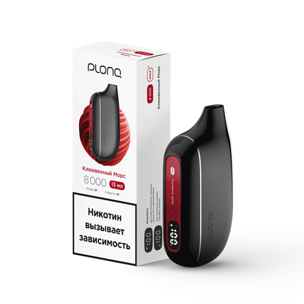 Электронка Plonq Max S 8000 Клюквенный Морс в Калининграде