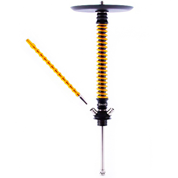 Кальян Mamay Customs V3  Coilovers Черный Gold Anod в Калининграде