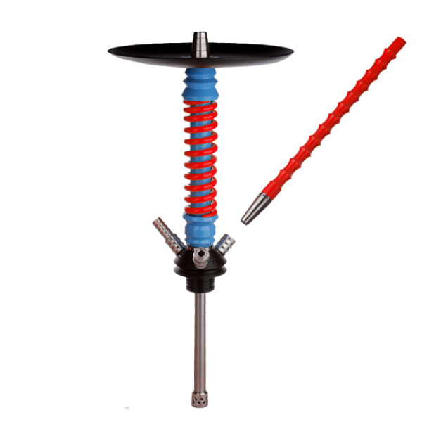 Кальян Mamay Customs V3  Coilovers Mini Голубой Красный в Калининграде
