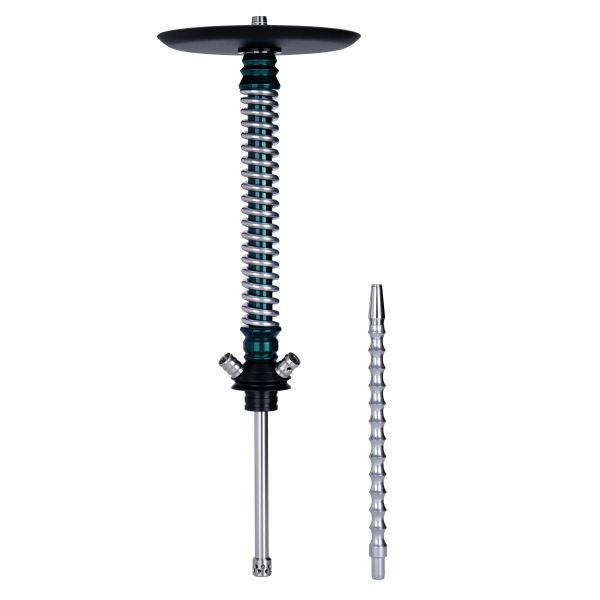 Кальян Mamay Customs Coilovers Зелёный Лак Хром в Калининграде