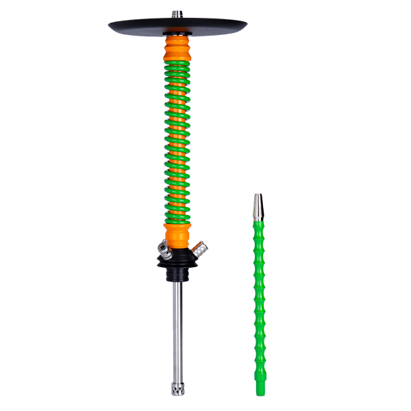 Кальян Mamay Customs Coilovers Оранжево Салатовый в Калининграде