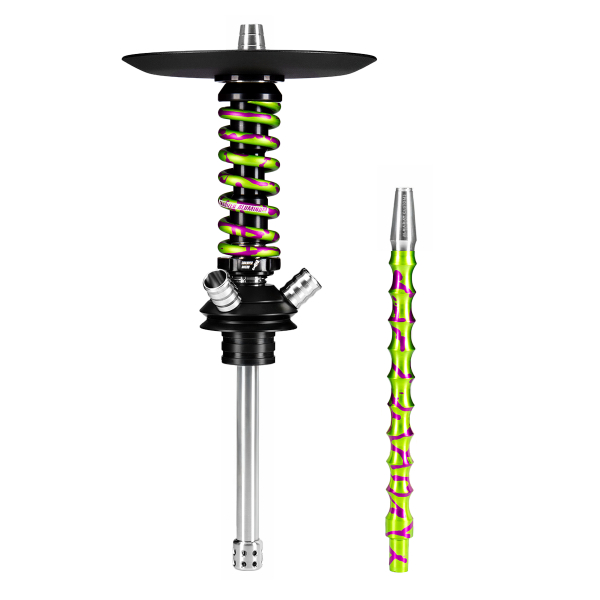 Кальян Mamay Customs Coilover Micro Салатово Пурпурный Сплеш в Калининграде