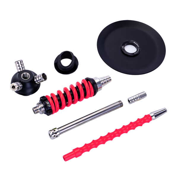 Кальян Mamay Customs Coilover Micro Чёрно Розовый в Калининграде