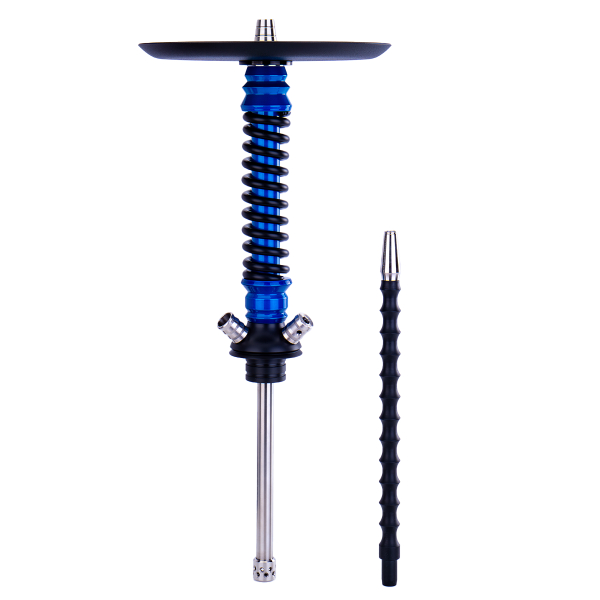 Кальян Mamay Customs Coilovers Mini Голубой Лак Черный в Калининграде