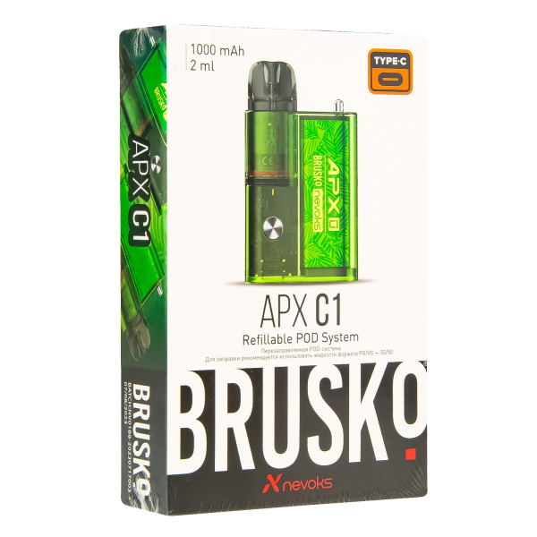 POD-система Brusko Apx C1 Зелёный Папоротник в Калининграде