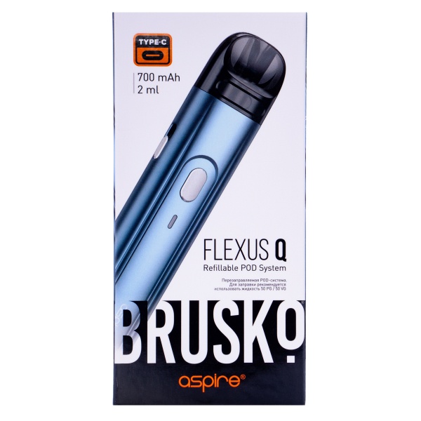 POD-система Brusko Flexus Q Небесно Голубой в Калининграде