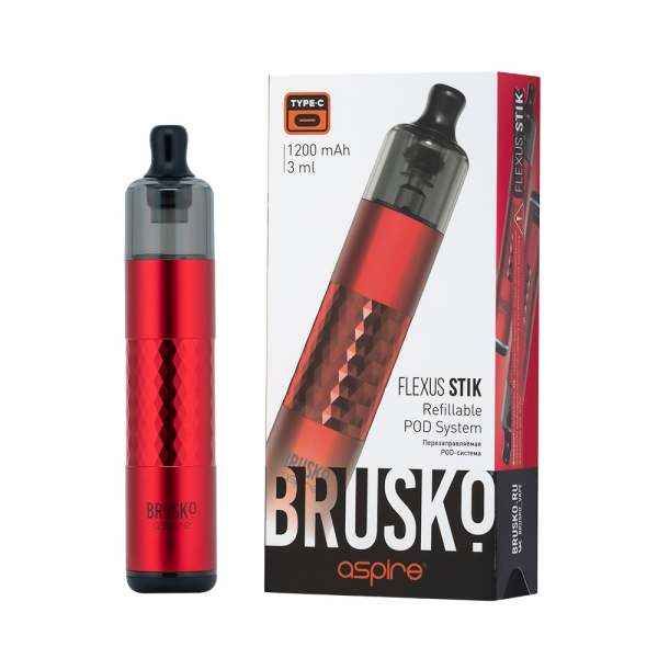 POD-система Brusko Flexus Stik Красный в Калининграде