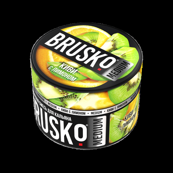 Бестабачная смесь Brusko Киви С Лимоном Medium 50 грамм в Калининграде