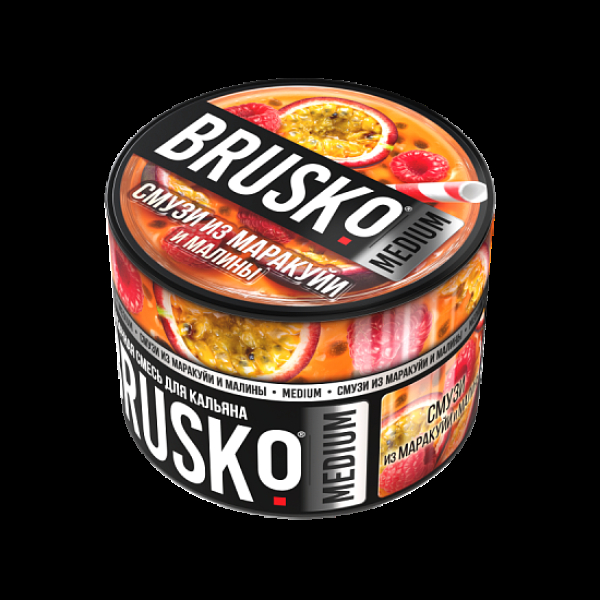 Бестабачная смесь Brusko Смузи Из Маракуйи И Малины Medium 50 грамм в Калининграде