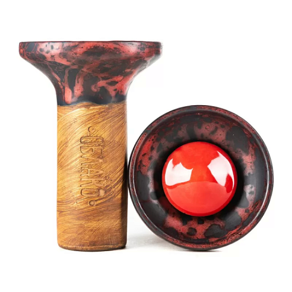 Чаша Облако Flow Red On Black Red Marble в Калининграде