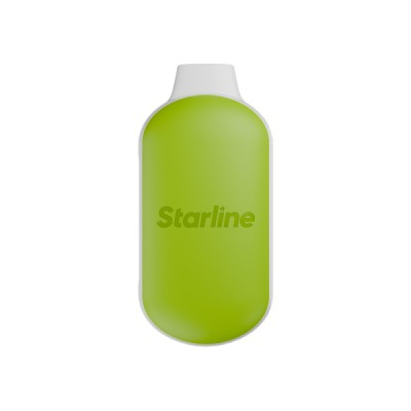 Электронка Starline Mini Зеленое Яблоко  3000 затяжек в Калининграде