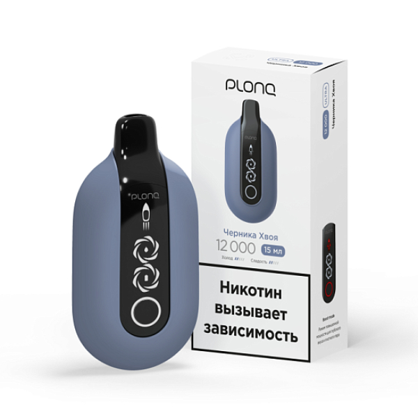 Электронка Plonq Ultra Черника Хвоя 12000 затяжек в Калининграде