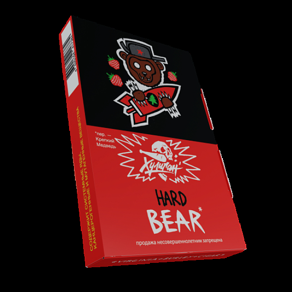 Табак Хулиган Hard Bear Клубника С Елкой 25 грамм в Калининграде