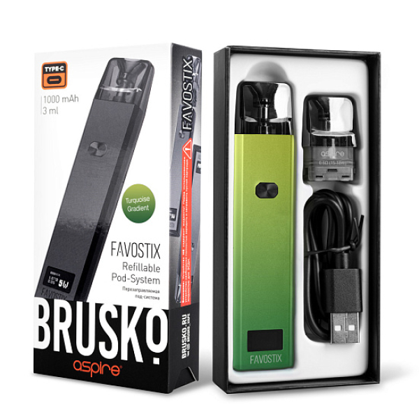 POD-система Brusko Favostix      Зеленый Градиент в Калининграде
