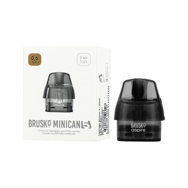 Сменный картридж Brusko Minican 5 0.6 Ом (3 мл, 1 шт.) в Калининграде