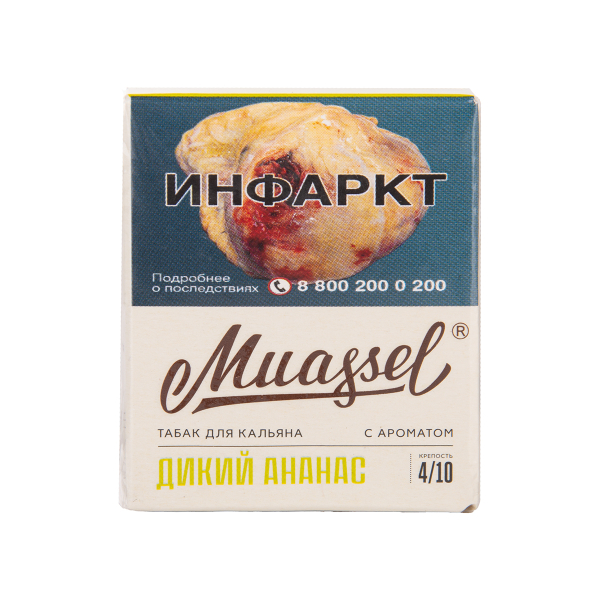 Табак Muassel Medium Дикий Ананас 40 грамм в Калининграде