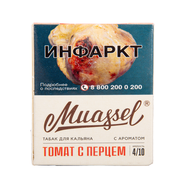 Табак Muassel Medium Томат С перцем 40 грамм в Калининграде