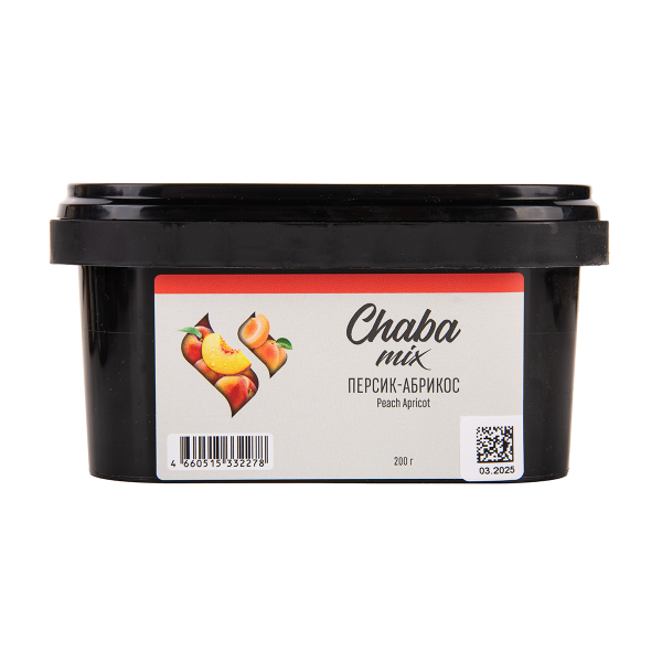 Безникотиновая смесь Chaba Peach Apricot Nicotine Free 200 грамм в Калининграде