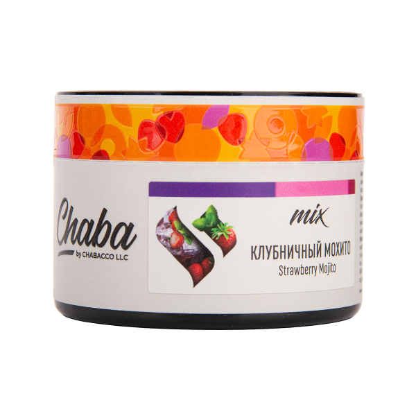 Бестабачная смесь Chaba Mix Strawberry Mojito Nicotine Free 50 грамм в Калининграде