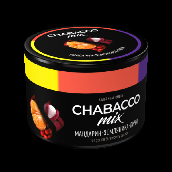 Бестабачная смесь Chabacco Mix Medium Tangerine Strawberry Lychee 40 грамм в Калининграде