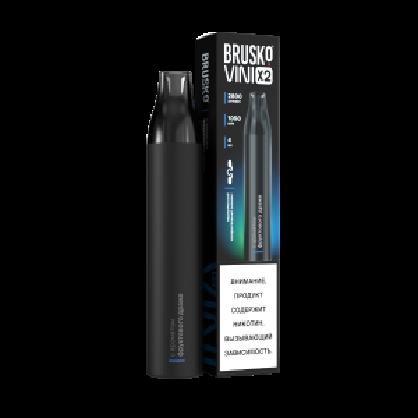 Электронка Brusko Vini X2 Фруктовое Драже 2800 затяжек в Калининграде