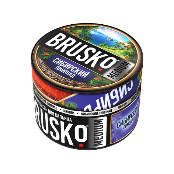 Бестабачная смесь Brusko Zero Сибирский Лимонад 50 грамм в Калининграде