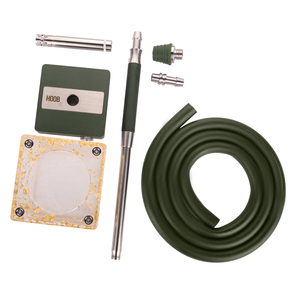 Кальян Hoob Subatom British Racing Green X Ss | Cube Mini Gold в Калининграде