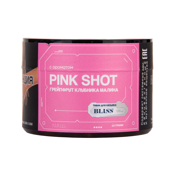 Табак BLISS Pink Shot 40 грамм в Калининграде