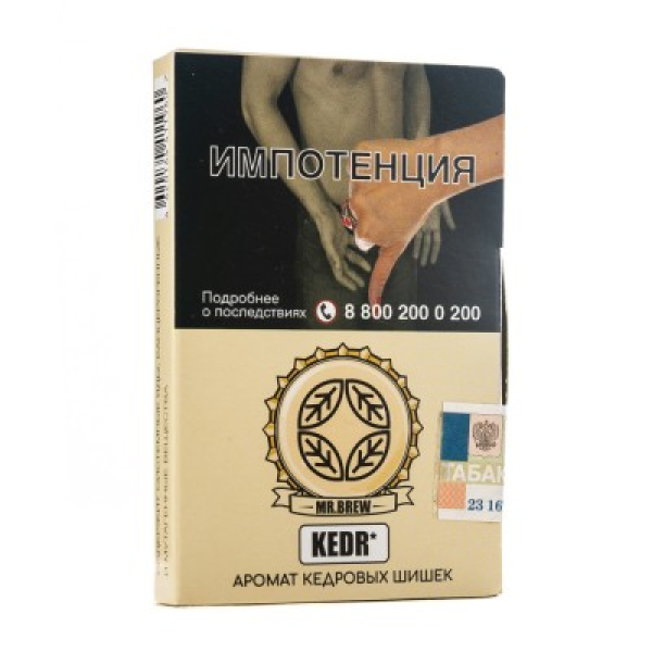 Табак Mr Brew Kedr Аромат Кедровых Шишек 25 грамм в Калининграде