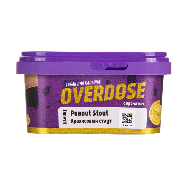 Табак Overdose Peanut Stout 200 грамм в Калининграде