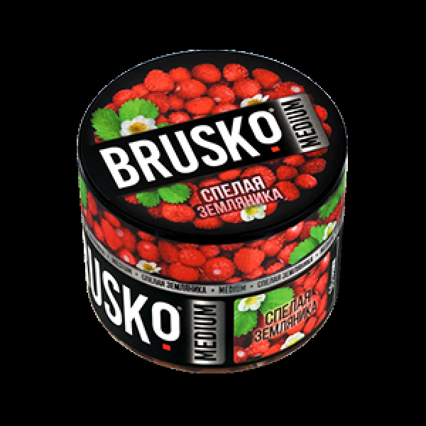 Бестабачная смесь Brusko Спелая Земляника 50 грамм в Калининграде