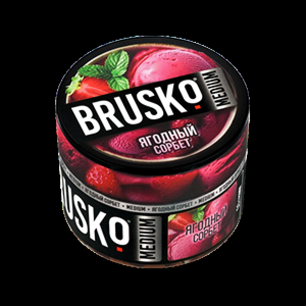 Бестабачная смесь Brusko Ягодный Сорбет 50 грамм в Калининграде