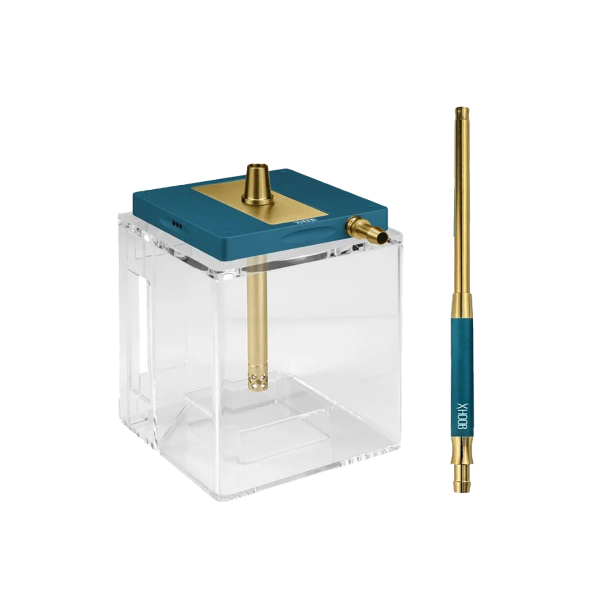 Кальян Hoob Atom Marine Blue X Gold | Hoob Cube в Калининграде