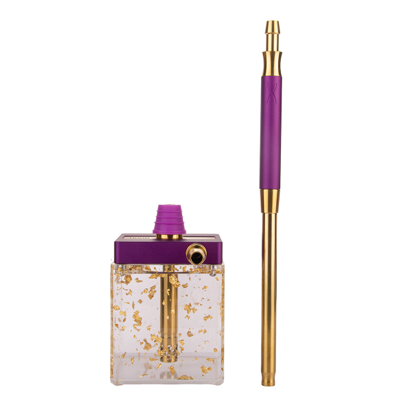 Кальян Hoob Subatom Royal Purple X Gold | Cube Mini Gold в Калининграде