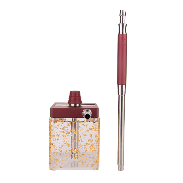 Кальян Hoob Subatom Wine Red X Ss | Cube Mini Gold в Калининграде
