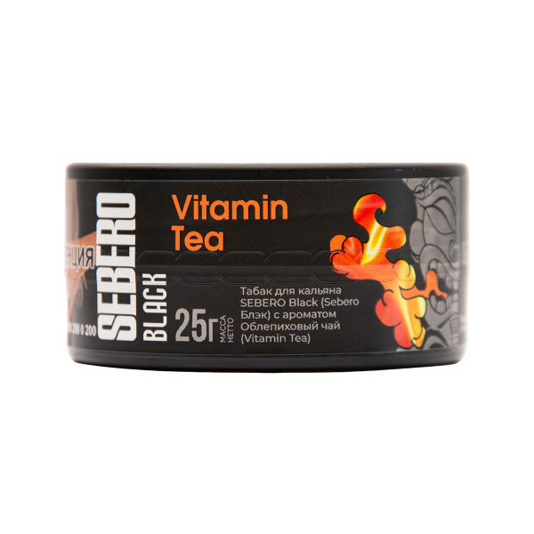 Табак Sebero Black Black Vitamin Tea 25 грамм в Калининграде